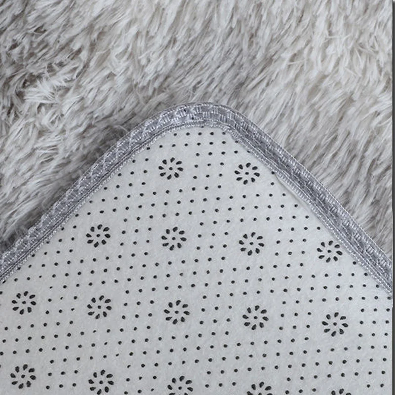 VIKAMA Modern Light Luxury Washable Living Room Carpet Bedroom Bedside Coffee Table Rug Gradient Long Hair Tatami Mat Home Decor
