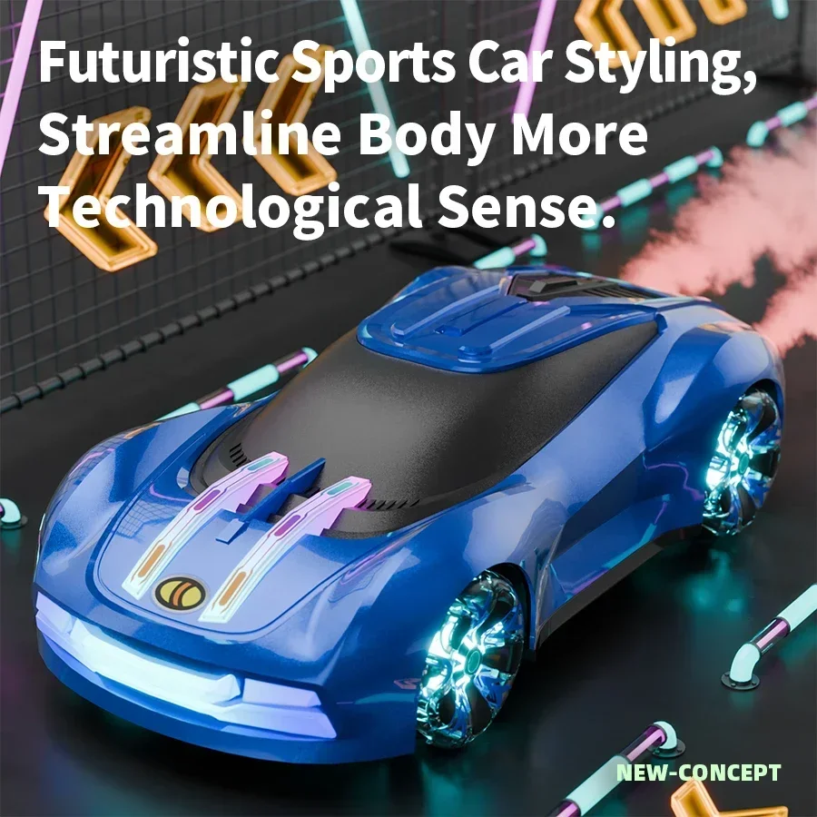 

Spray Rc Dfifting Car Gesture Sensor Remote Control Stunt Car Racing Vehicle Light 2.4Ghz Electric Model Toys Children Gift