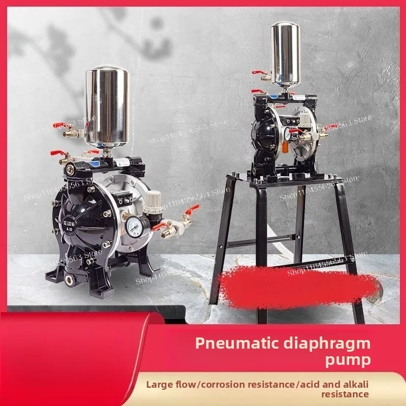 Pneumatic Diaphragm Pump A10 A20, Stainless Steel Material, Transfer Pump for Ink, Latex Paint, Glue, Matching Paint Gun