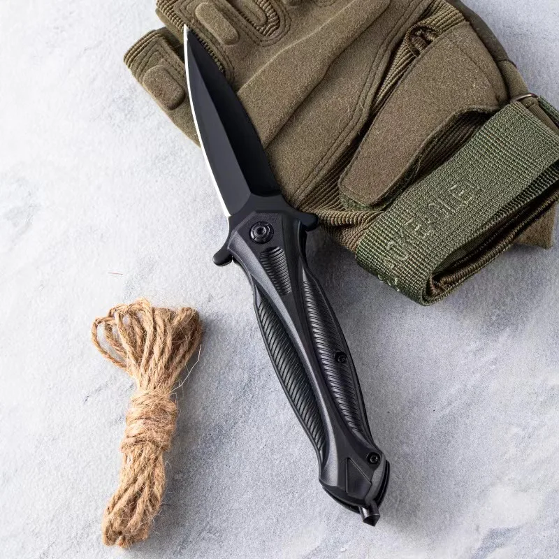 Outdoor Knife Multifunctional Folding Knife Sharp Pocket Knife High Hardness Camping Field Carrying Defense Knife