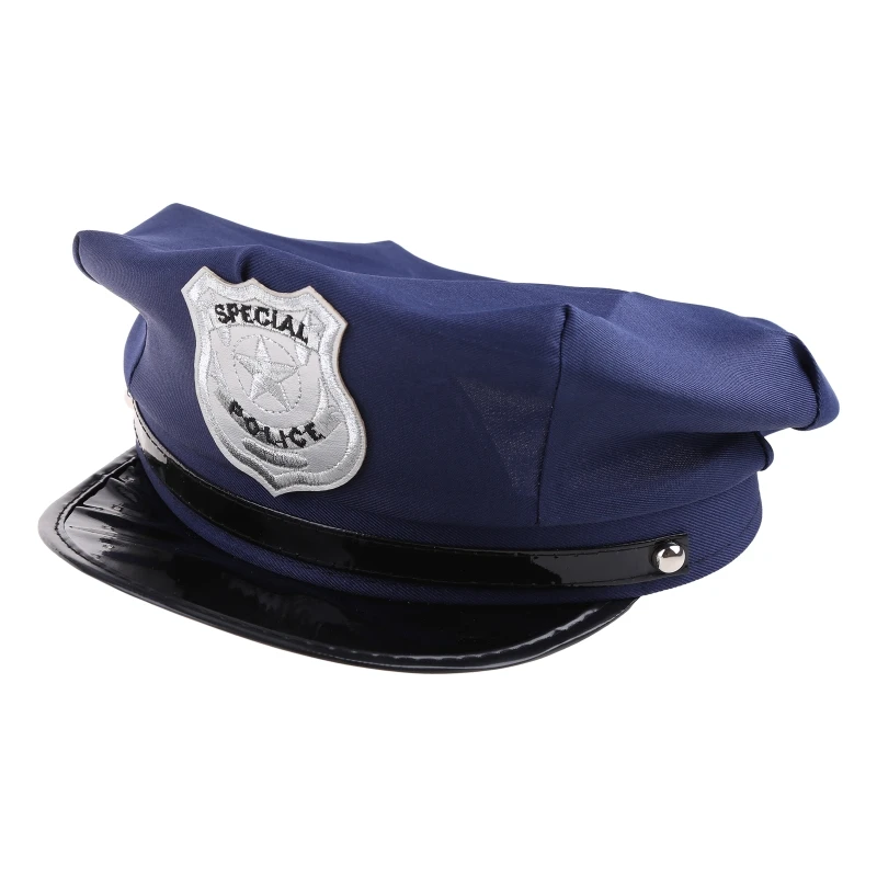 Cosplay for Police Hat Halloween Supplies Special for Police Props for Halloween Festival Children Kid Character