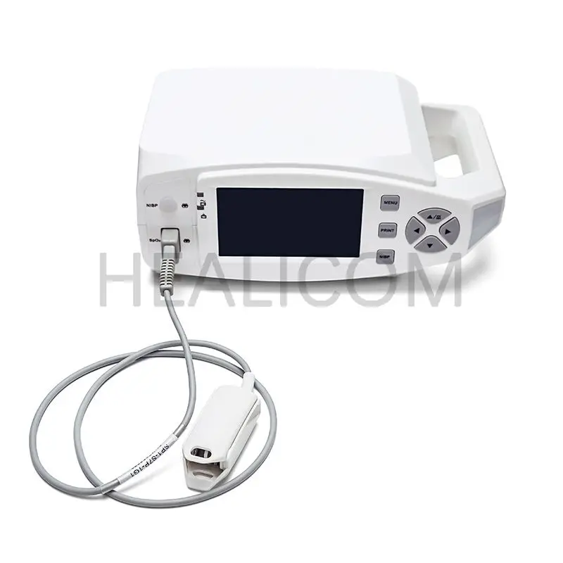 Veterinary Portable Vital Sign Monitor – SPO₂, Pulse, ECG, Temperature CE ISO for animal for farm