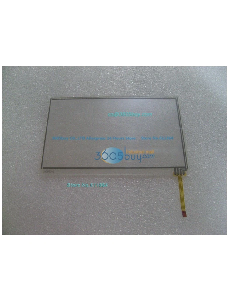 New 7 inch Four Wire Resistive Touch TP 163x102 Peripheral False 8 line Universal Touch Screen Glass