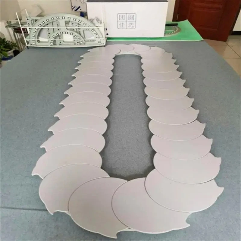 Household long table rotating manual turntable adjustable size dinner plate party table turntable dinner