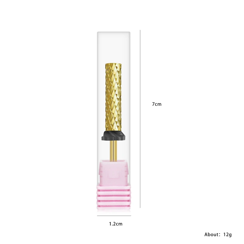 TFSCLOIN 매우 긴 원통형 네일 드릴 비트, 3/32 인치 카바이드 텅스텐 비트, 매니큐어 페디큐어 큐티클 젤, 빠른 연마
