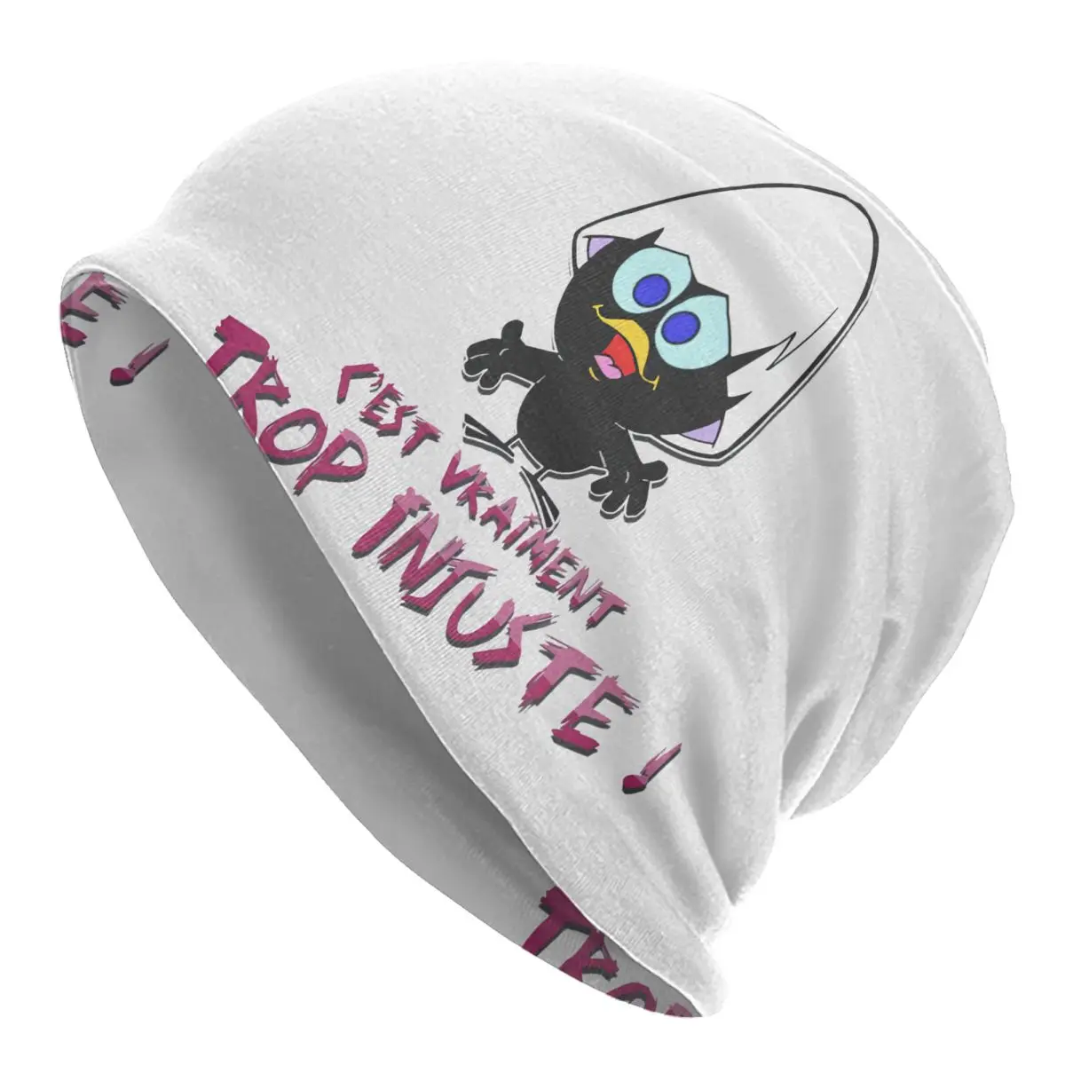 Calimero Skullies Beanies Hats Cartoon Comic Hip Hop Unisex Outdoor Caps Warm Dual-use Bonnet Hat