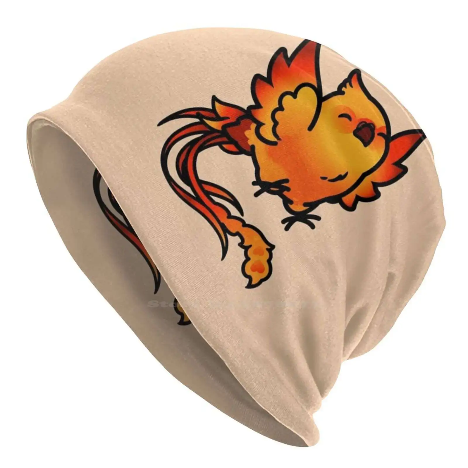 Happy Chubby Phoenix Knitted Hat Warm Beanie Outdoor Caps Phoenix Chubby Birds Birdism Birdhism Birb Phonix Pheonix Phenix