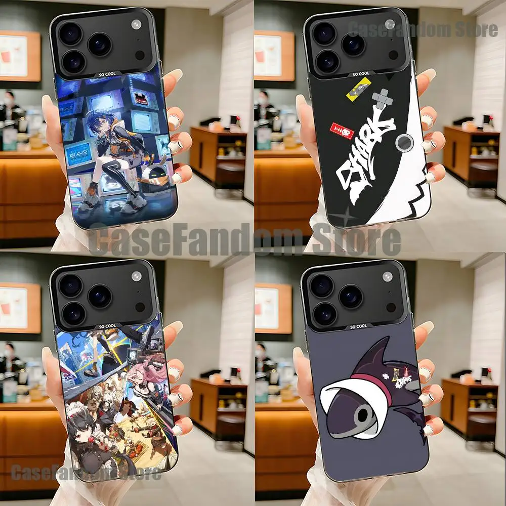 

Z-Zenless Zone Zero Phone Case For iPhone 17,16,15,14,13,12,11,Pro,Max,Plus,Black Matte Shockproof Cover