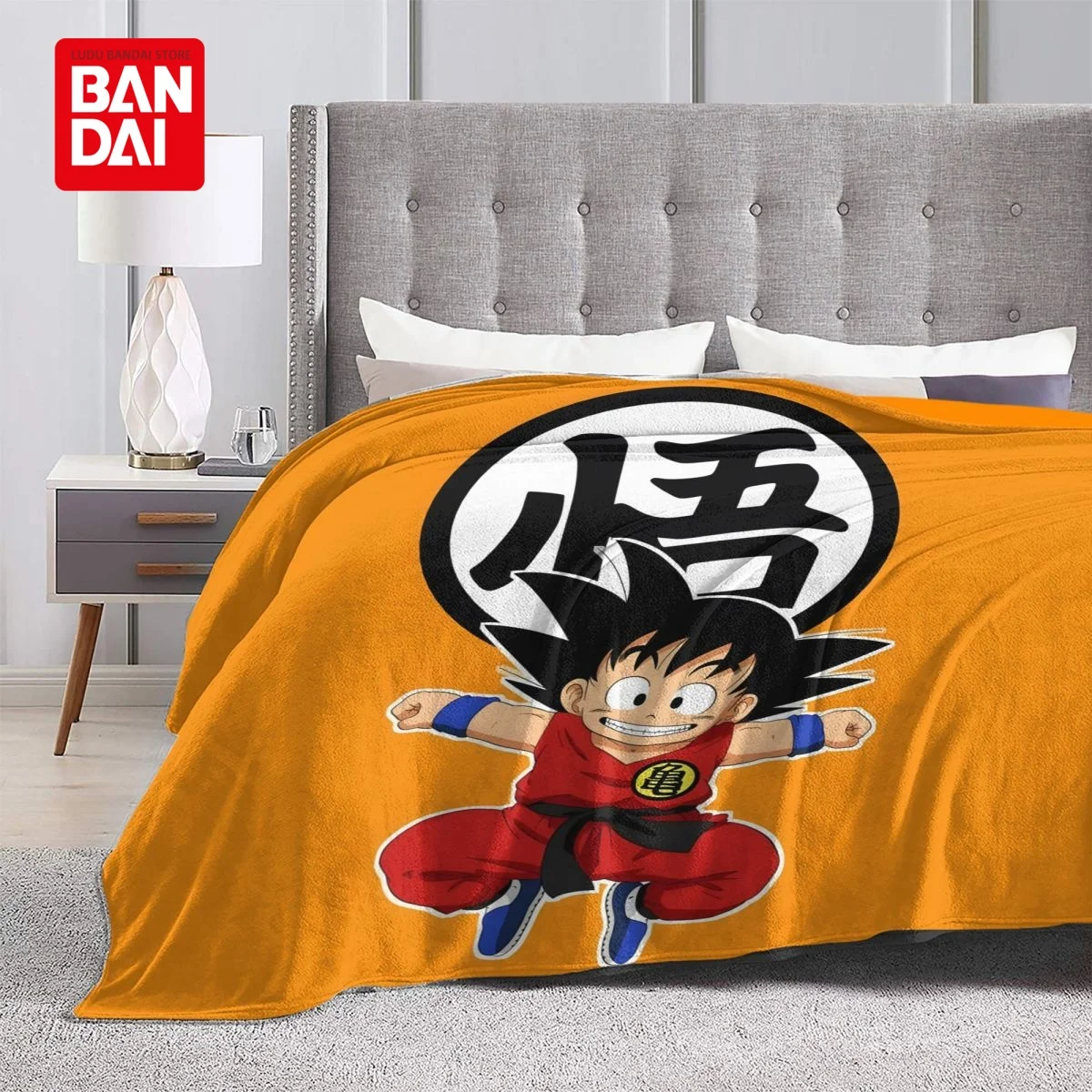 Bandai Japanese Anime Dragonball Goku Throw Blankets on Bed Sofa Air Condition Sleeping Cover Bedding Throws Bedsheet For Kids