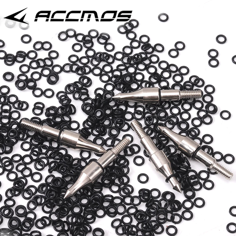 50/100Pcs Hunting Rubber O Ring Dart Arrow Tips Broadhead Replace Gasket Grip Washer Shooting Accessories