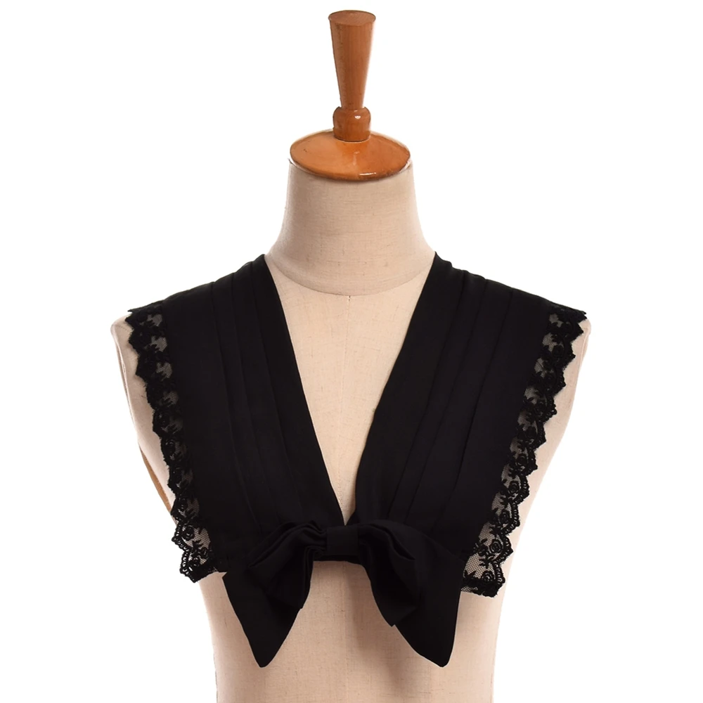 Готический кружевной искусственный воротник, накидка в винтажном стиле, аксессуары для косплея эпохи Возрождения