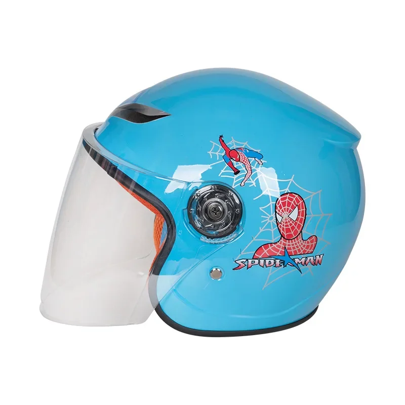 Fomu-casco para niños, casco de bicicleta eléctrica con diseño de dibujos animados de invierno para niños y niñas, accesorios para equipos de motocicleta al por mayor
