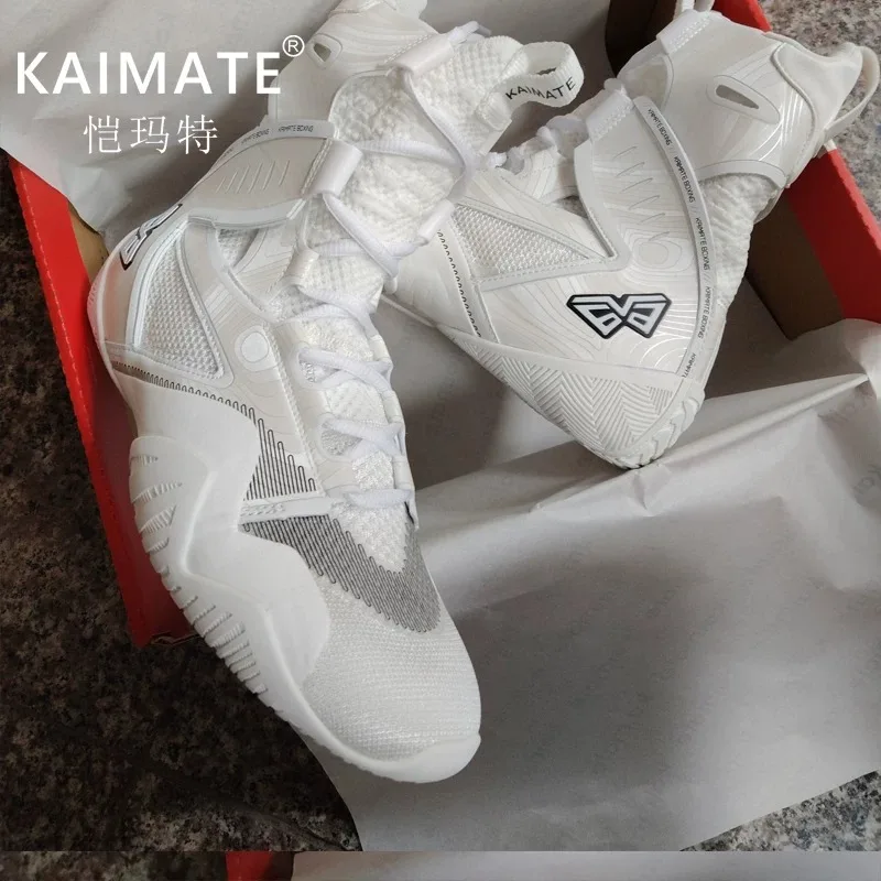 

Новые борцовские ботинки унисекс, высококачественные носимые кроссовки для тренировок в тренажерном зале, удобные противоскользящие боксерские боевые ботинки, размеры 38-46