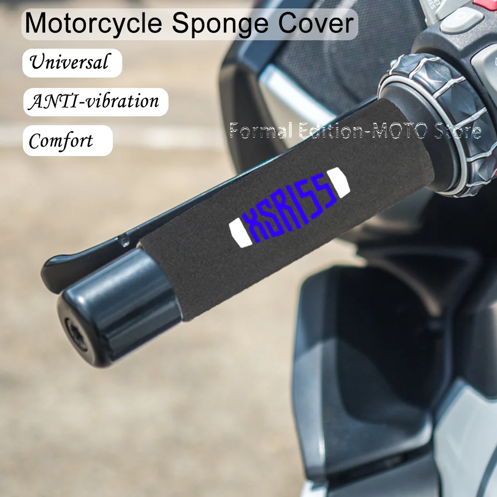 For YAMAHA XSR155/XSR700/XSR900/XSR125 Motorcycle Grip Cover Shockproof Motorcycle Sponge Grip Handlebar Grip Sponge Cover