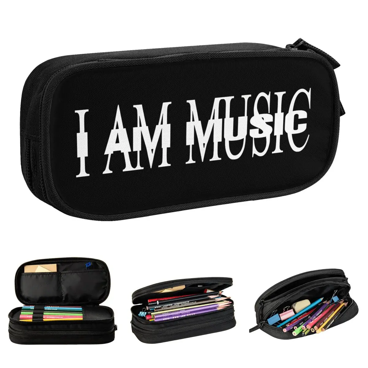 Rapper Playboi Carti I Am Music 2025 Album Pencil Case New Pen Bag Girls Boys Big Capacity Students School Cosmetic Pencilcases