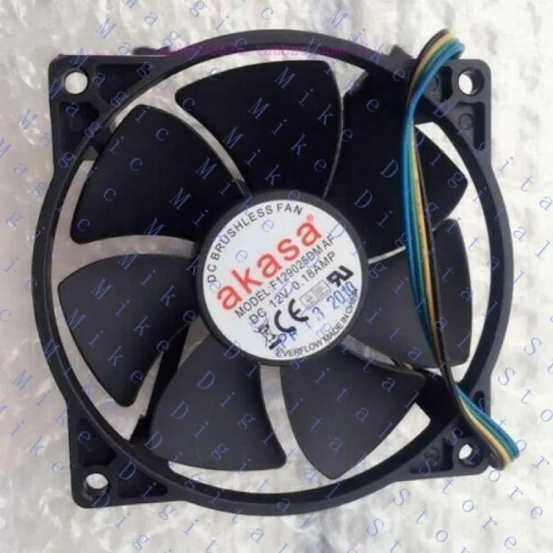 UU  FOR Akasa 9025 9cm F129025DMAF 0.18A round suspension suspension frame 4 wireCPU fan
