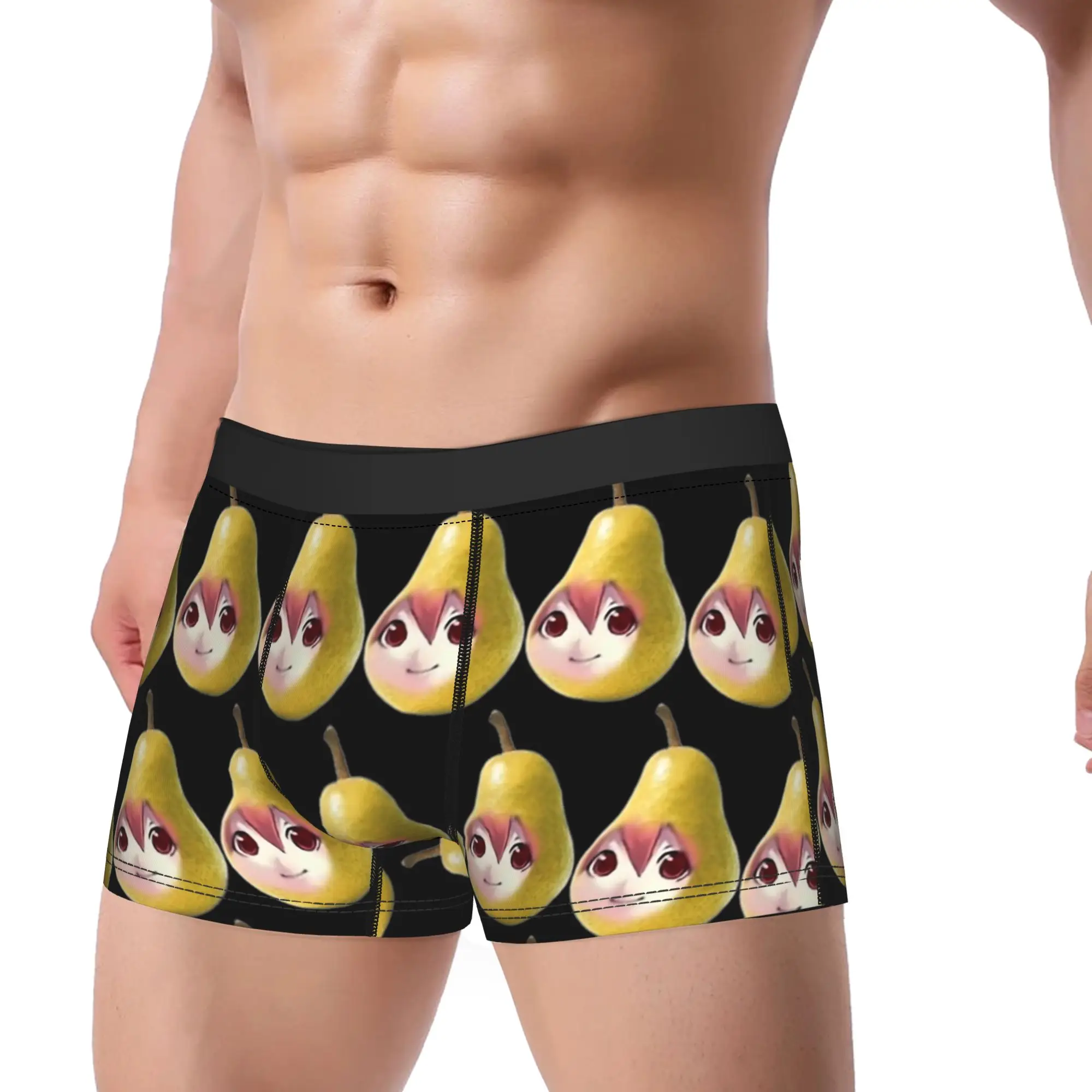 Pearto Kasane Teto Underwear  Man Panties Custom Funny Boxer Shorts Hot Sale Shorts Briefs Plus Size 2XL