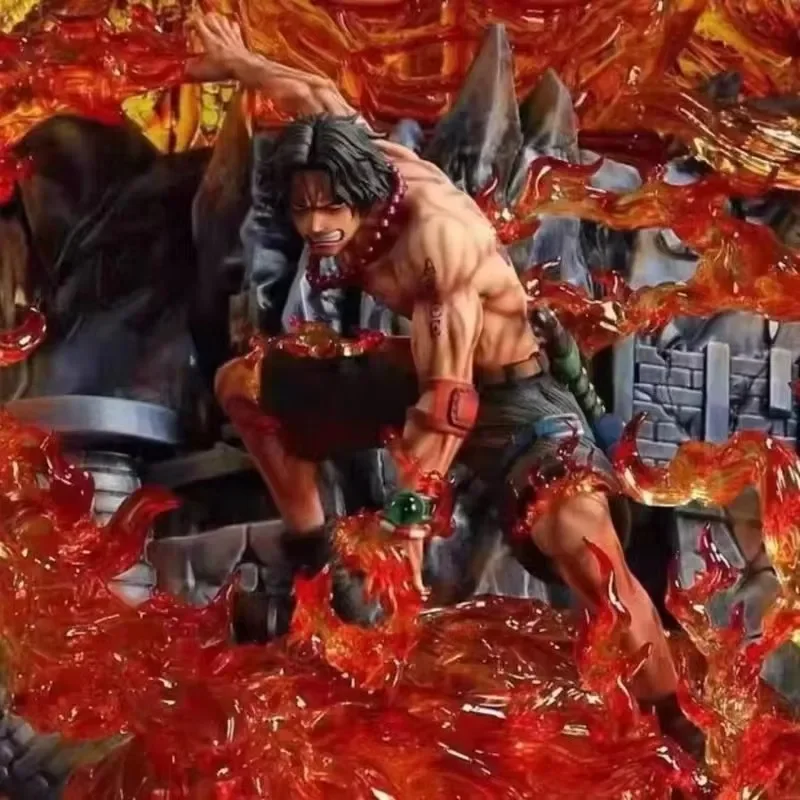 

HOT One Piece Anime Figures GK Battle Ace Whitebeard's Will Cartoon Action Figures PVC Model Collection Toys Decoration Gifts