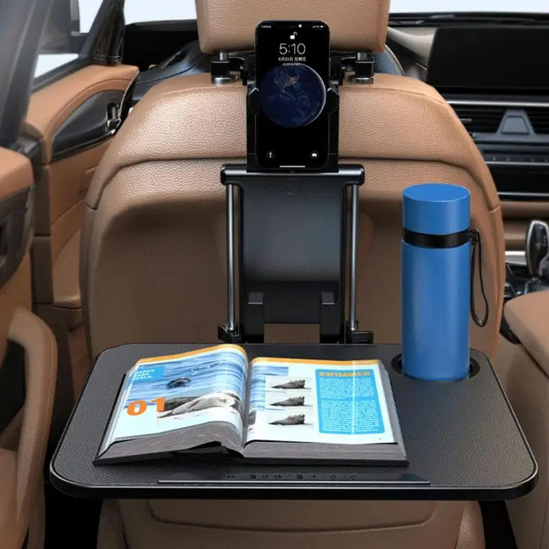 

Car Eating Tray Back Seat Car Rear Seat Desk Dining Table, In-car Computer Folding Storage Bracket For Eating Car Small Table