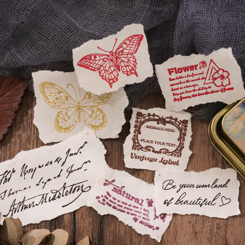 قطعة واحدة - وسادة حبر ريترو بلون سادة -8 وسادات حبر زيتية رائعة لصندوق حديد قديم، تستخدم للطوابع المطاطية والطوابع الخشبية وسجلات القصاصات بنفسك