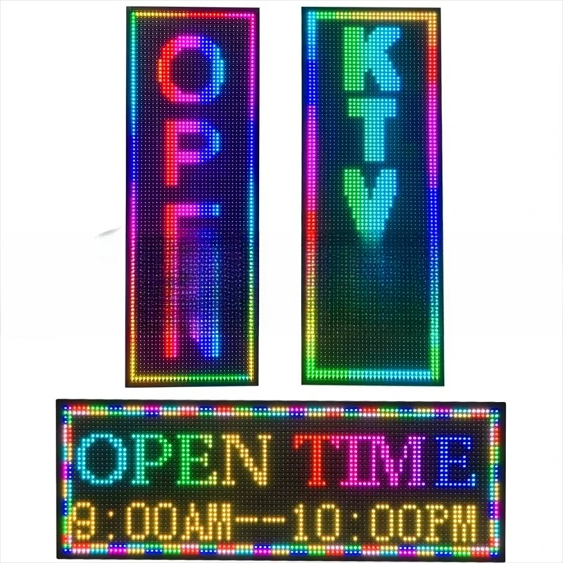 Usa Outdoor P10 Full Colours Advertising Rgb Billboard Led Text Display Board Mobile Phone Led Programmable Scrolling Sign