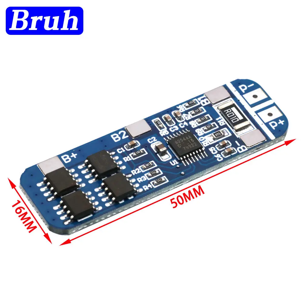 3S 12V 18650 10A BMS Charger Li-ion Lithium Battery Protection Board Circuit Board 10.8V 11.1V 12.6V Electric