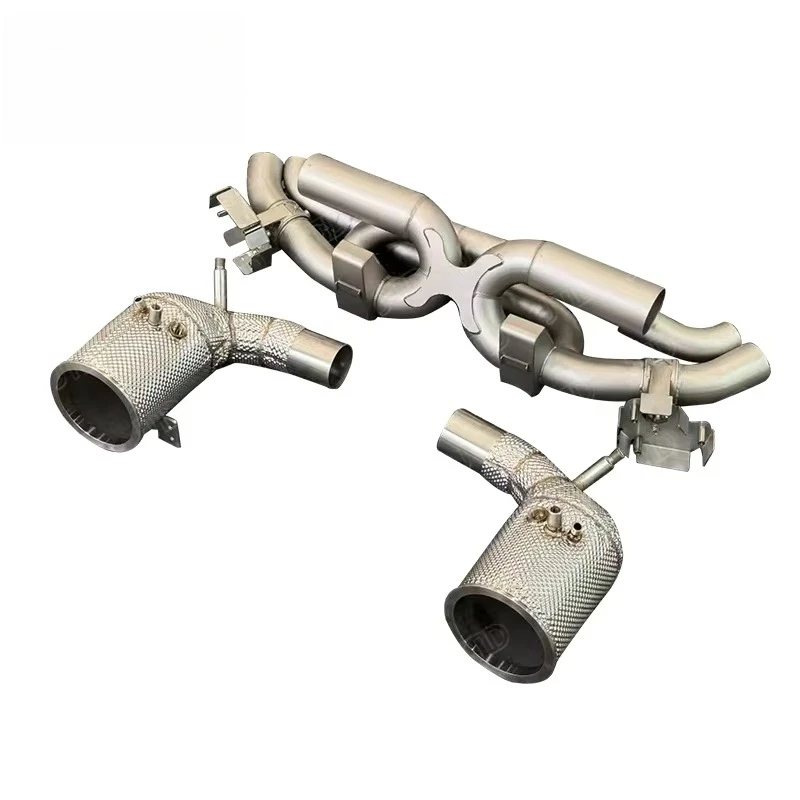 

High Performance 304 Stainless Steel Valved Exhaust Catback System for 2022 992 Targa 4 GTS with Downpipes