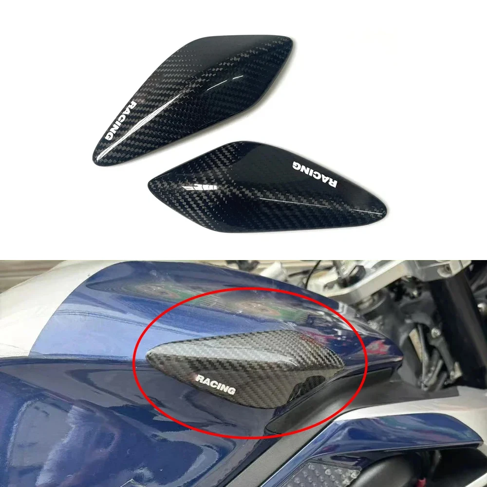 

Для Triumph Daytona Moto2 765/Street Triple 765 S R RS 23-25 мотоциклетная крышка топливного бака из углеродного волокна, аксессуары для слайдов