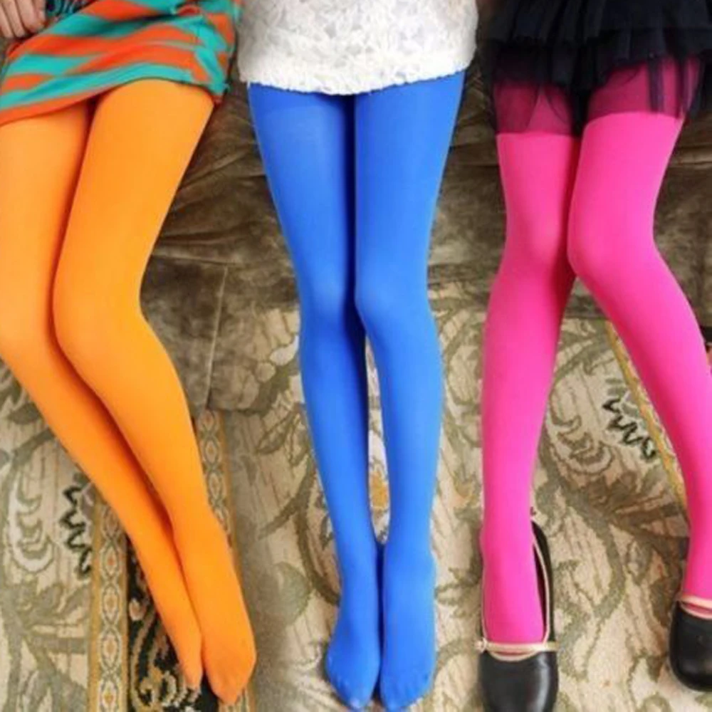 Mädchen-Strumpfhosen für Frühling/Herbst in Bonbonfarben, Kinderstrumpfhosen für Babys, Schüler, Hochwertige Ballett-Tanzstrumpfhosen für Kleinkinder – Detail 6