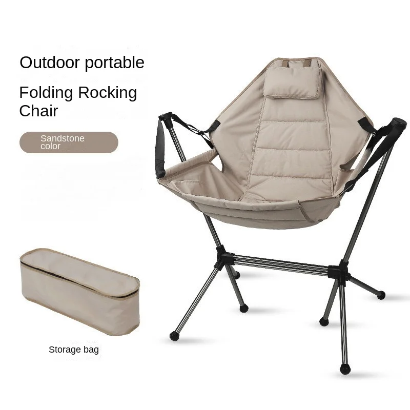 Imagem -05 - Ultra-light Folding Swing Chair Alumínio Camping Chair Cadeira de Balanço ao ar Livre