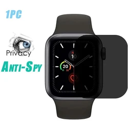 Ochrona prywatności ekranu dla Apple Watch 41mm 40mm 44mm 45mm 38mm 42mm dla iWatch serii 9 8 7 SE 6 5 4 antyszpiegowskie podglądanie