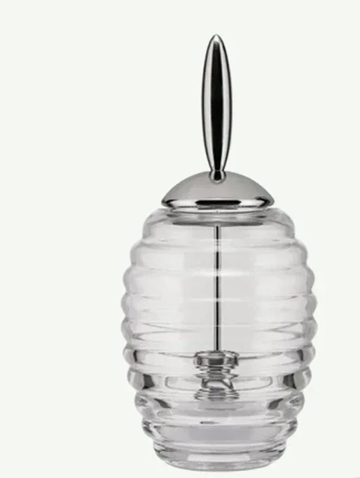 Honey jar, glass sealed storage bottle, kitchen supplies imported from Italy