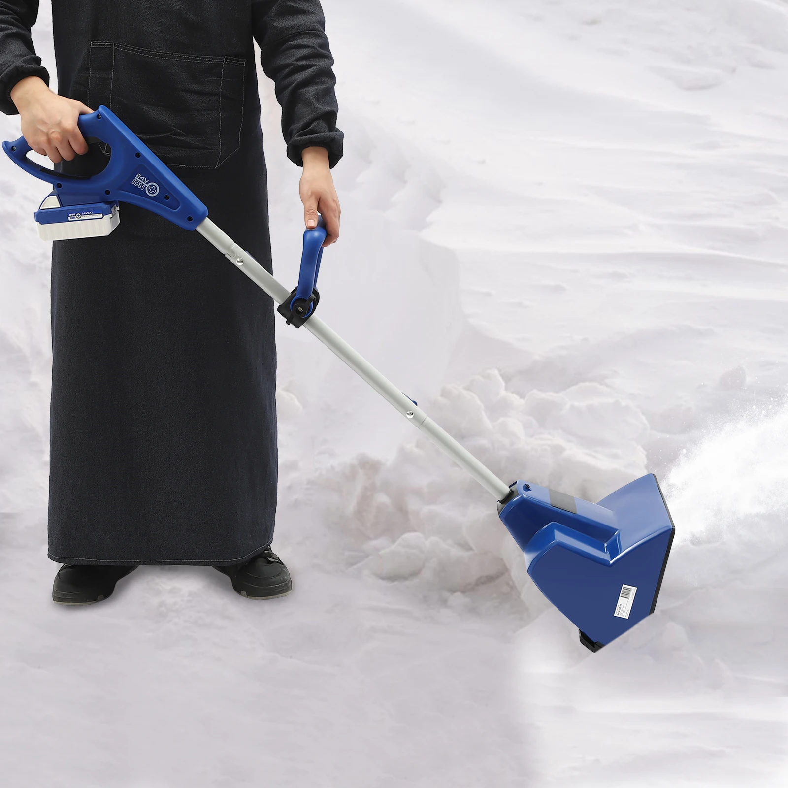 Электрический снегоочиститель с батарейным питанием 24V-SS11, беспроводной снегоочиститель, 2500 об/мин