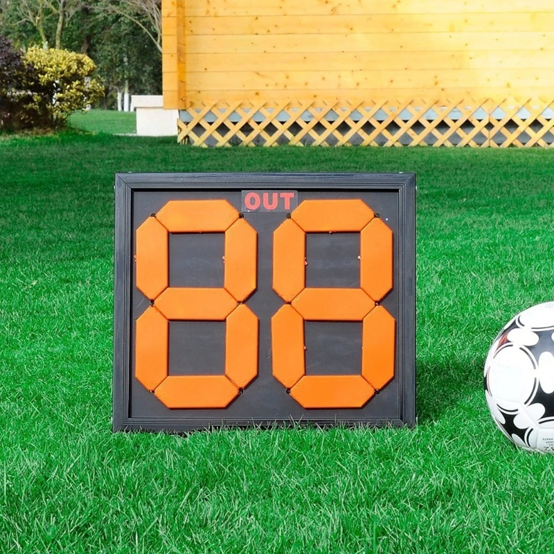 

Manual Substitution Board Football Soccer Substitution Board Double Side Display Football Substitution Players Plate