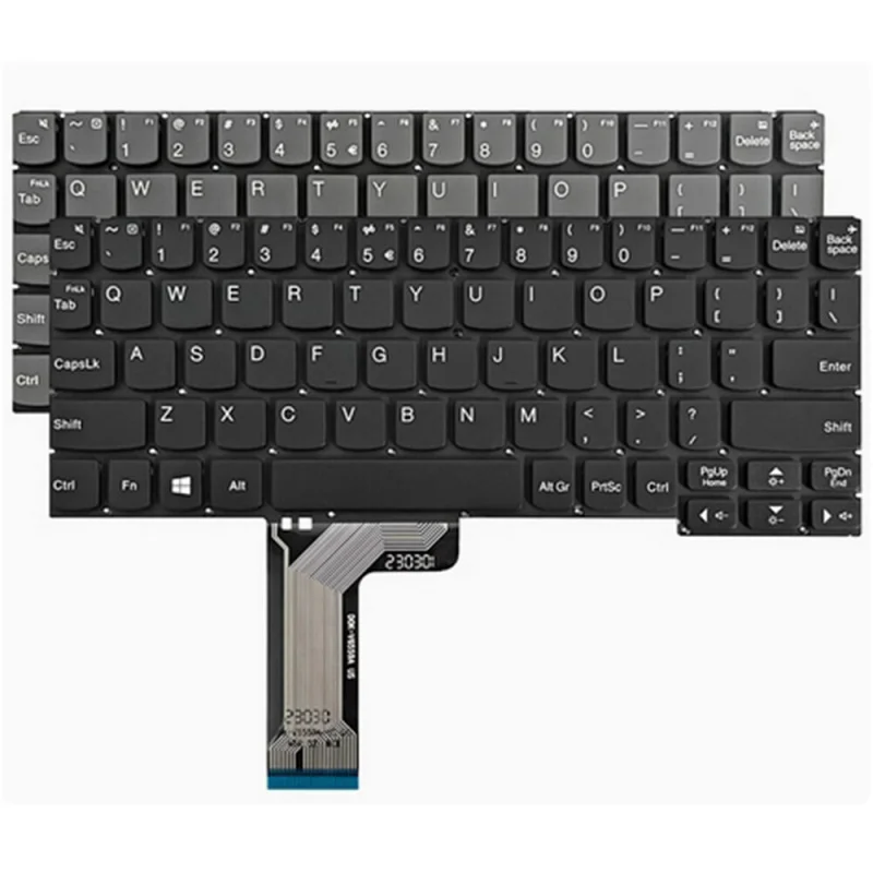 

Клавиатура для ноутбука Lenovo Ideapad D330-10IGM D335-10IGM D330-10IGL, черная/серая, класс A+