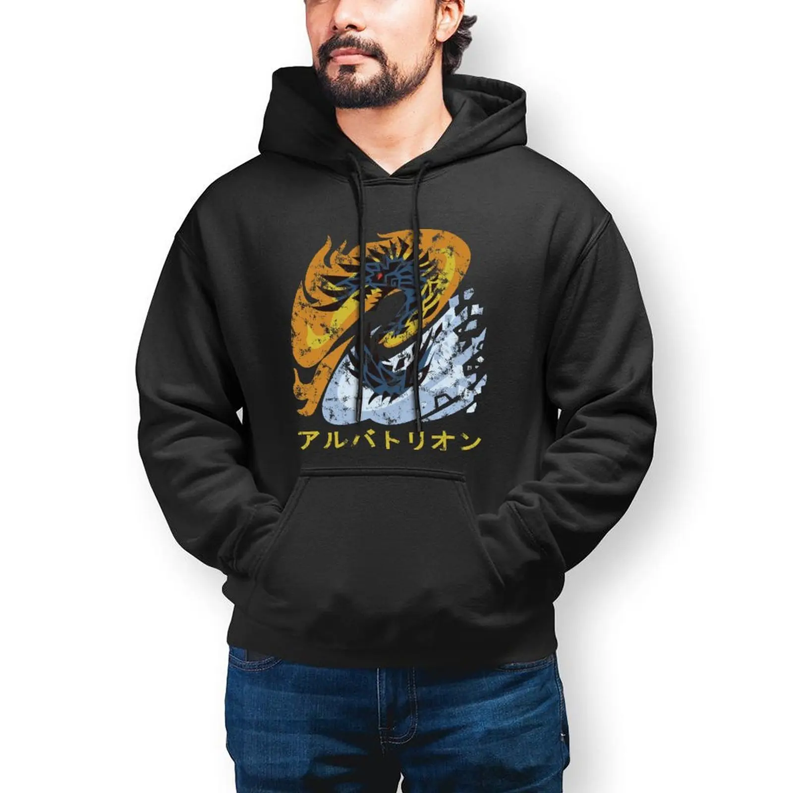 Monster Hunter Hoodie Cotton Autumn Hoodies Casual Long Sleeve Outdoor Pullover Hoodie X Men