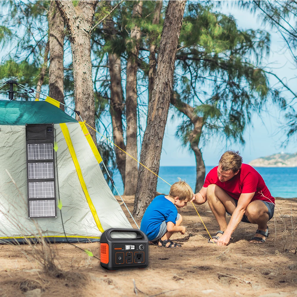 Cargador de Panel Solar portátil actualizado de 28W y 18V, tipo c, USB, CC, paneles plegables para acampar, para teléfono móvil, estación de energía