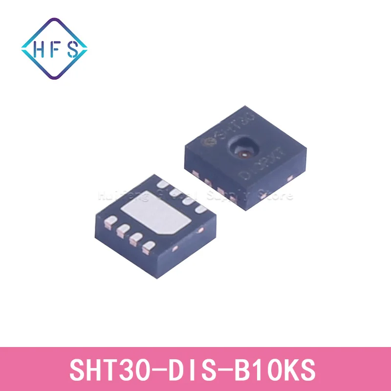 

1PCS SHT30-DIS-B10KS SHT30 DFN-8 Temperature and Humidity Sensor Chip