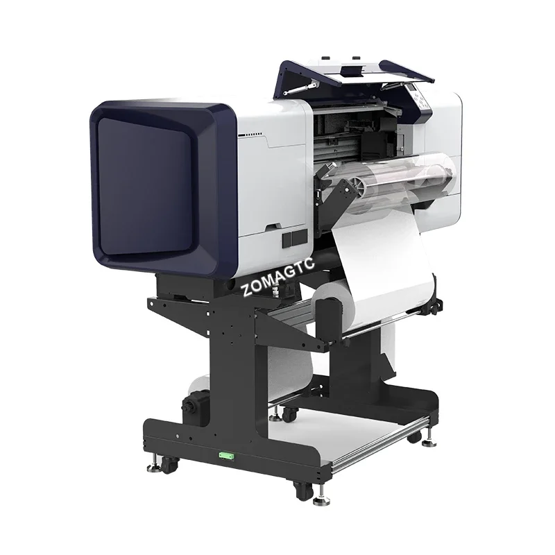 UV Printer 60cm Three Print Head  UV DTF All-in-One Crystal Label Printer for Glass Printing Automatic  Transfer Film Printer