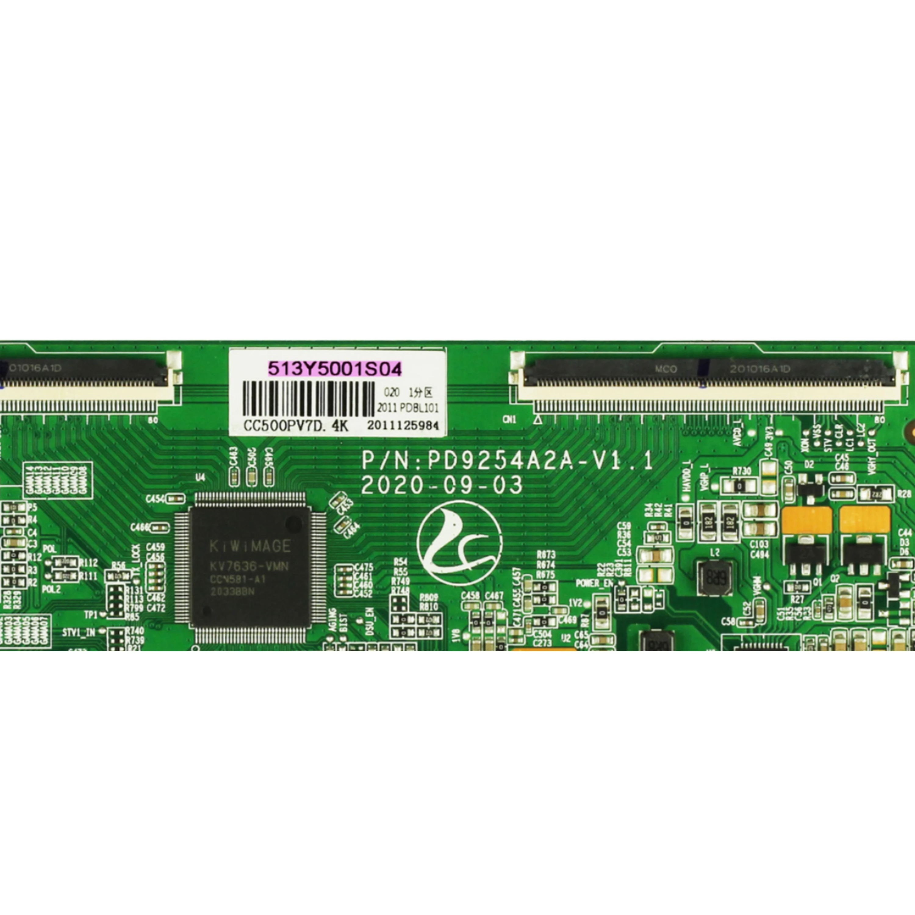 Originale originale PD9254A2A-V1.1 muslimcc500pv7d. La scheda T-Con 4K è per WR50UT4009 Logic Board muslimatexamex