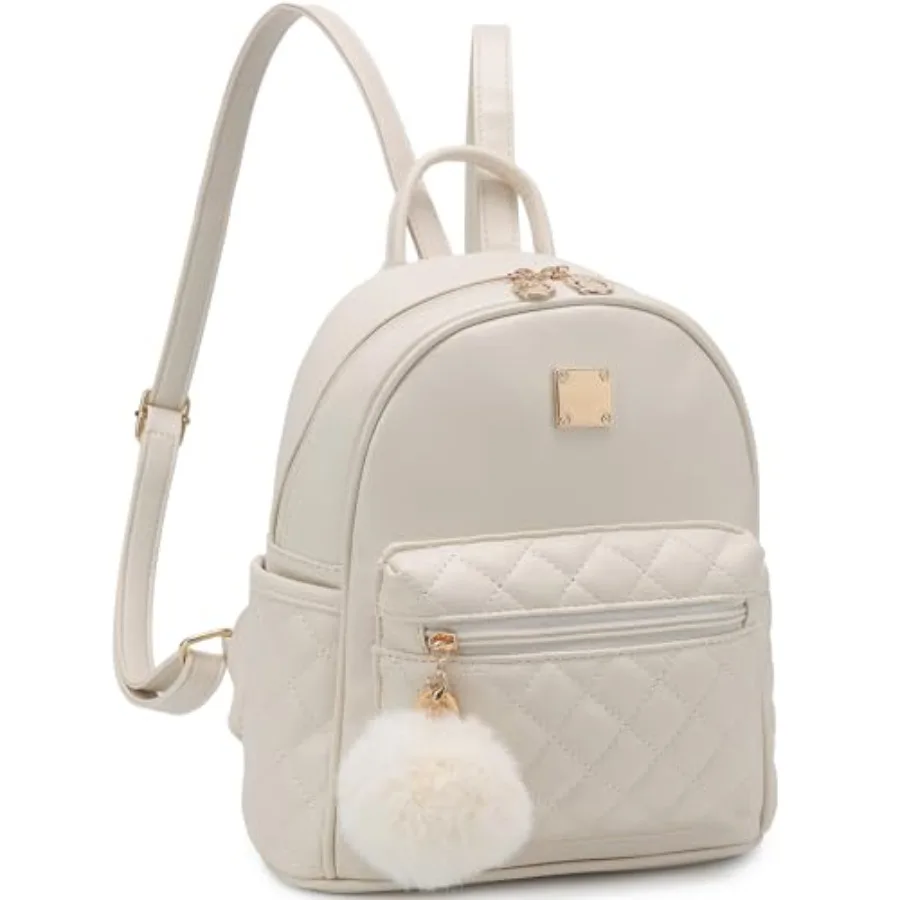 

Girls Fashion Mini Backpack Purse Small Cute Plaid Leather Women Backpacks Little Bag