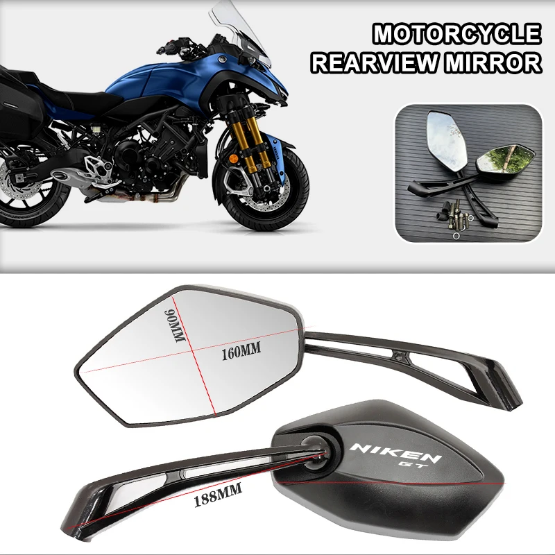 Motorcycle Rearview Mirror ATV Off-Road Biker Moto Motorbike Accessories for NIKEN GT XJ6 XJ6F XJ6N XJR XJR1200 NikenGT RNINET