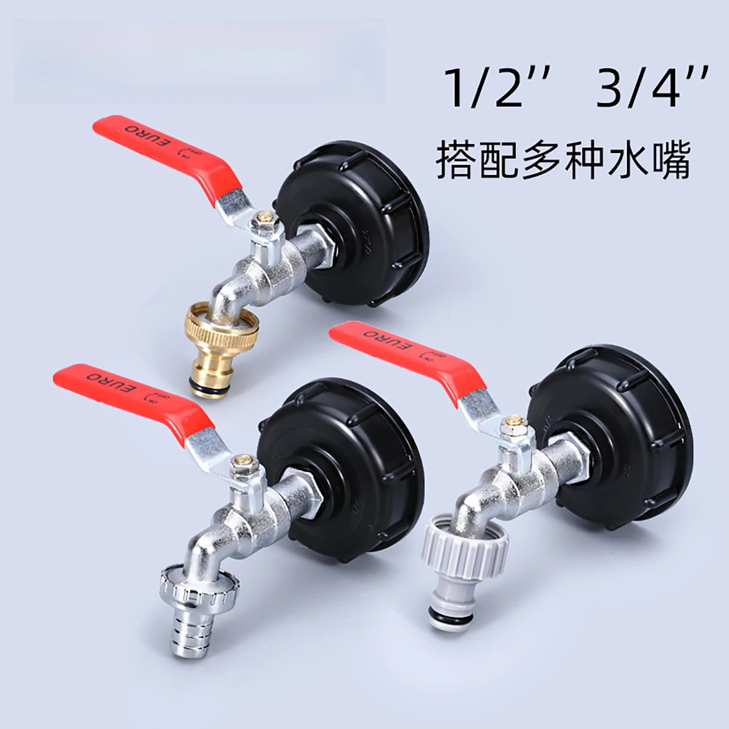 IBC Ton Bucket Brass Water Spigot 1/2