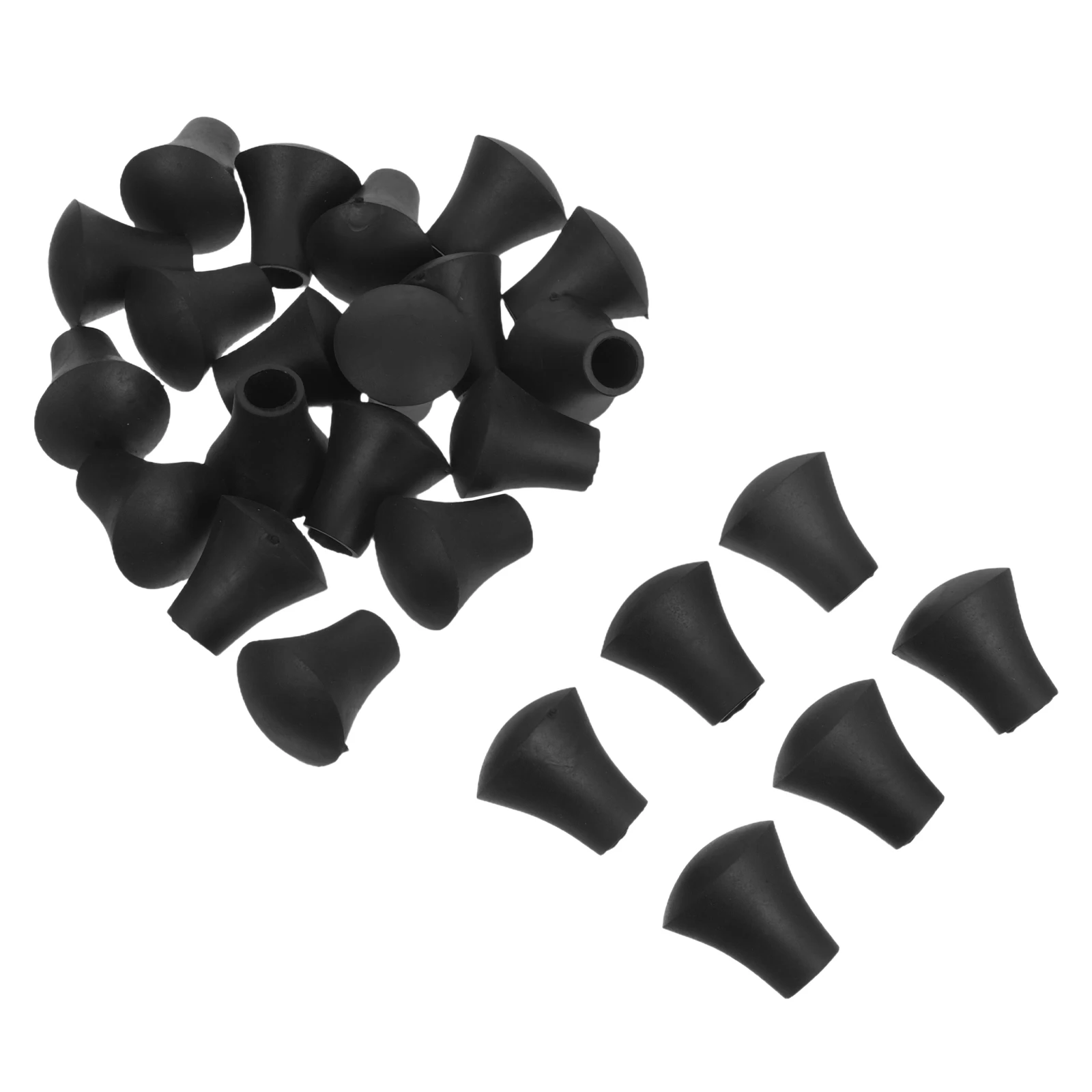 

25pcs Leg Protectors Rubber Anti-Slip Stabilizers Drum Kit Stands Non-Marring Floor Pads For Carpet Hard Surfaces - Drum Foot