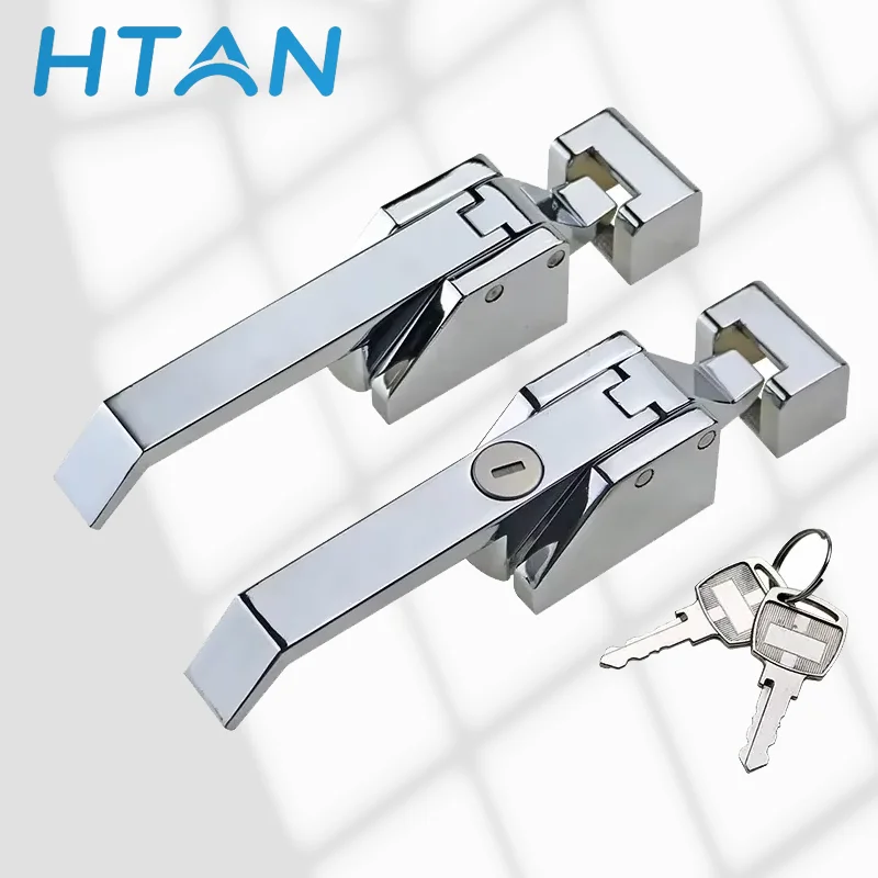 

Zinc Alloy Vacuum Tight Closing Handle For Refrigerated Storage Industry Heavy Hinge For Refrigerated Garage Door Hinge