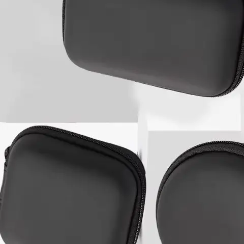 Portable Mini 3C Hard Shell Digital Gadgets Storage Bag Artificial Leather Earphone Charger Case Data Cable U Disk Organizer