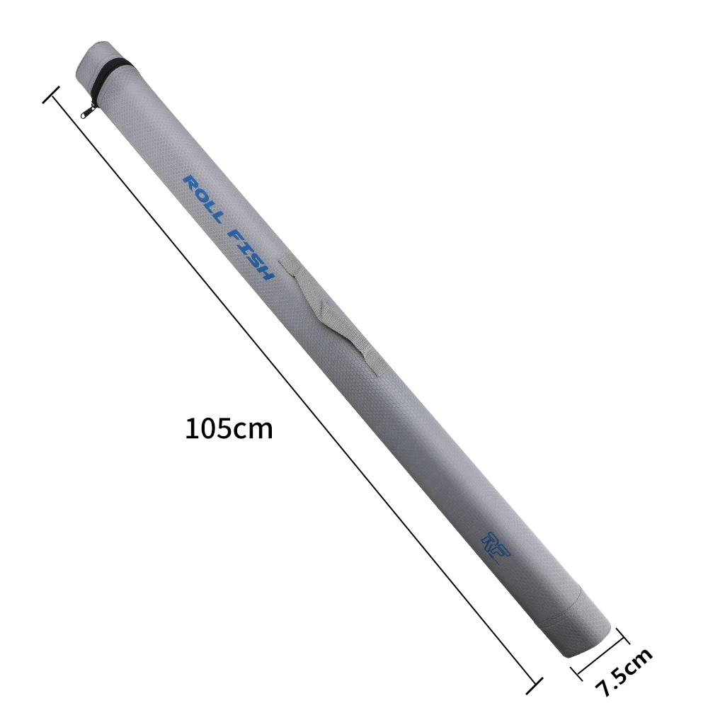 Rollfish tragbare Angelrute Aufbewahrung tasche Dreieck Anti-Roll wasserdichte Harts chale 105cm 132cm 145cm Rute Aufbewahrung koffer Rohr – Detail 7