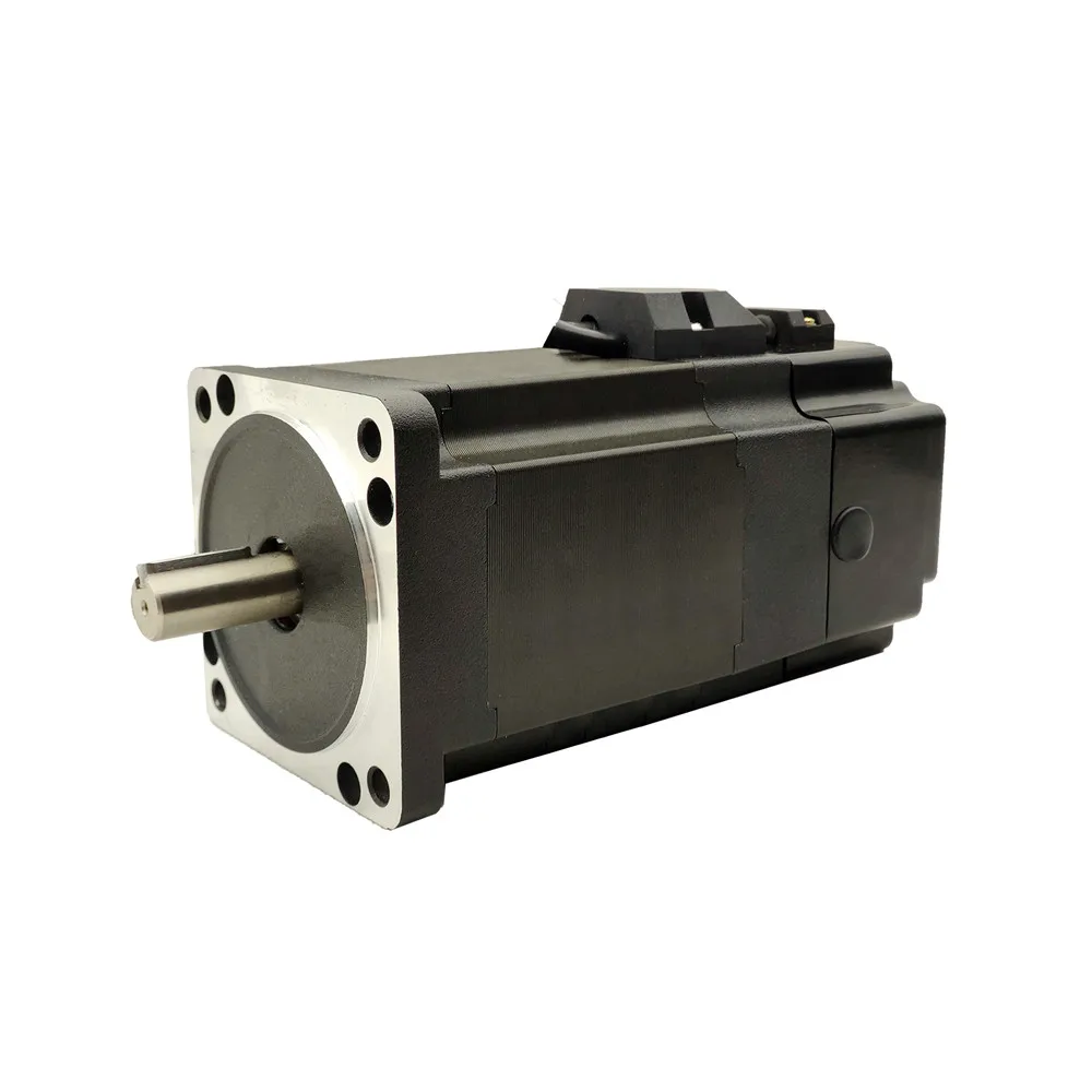 785 Вт Тормозной NEMA34 Бесщеточный двигатель постоянного тока 48 В/310 В 3000 об/мин Диаметр вала 14 мм 3-фазный фланец Двигатель BLDC 86 мм