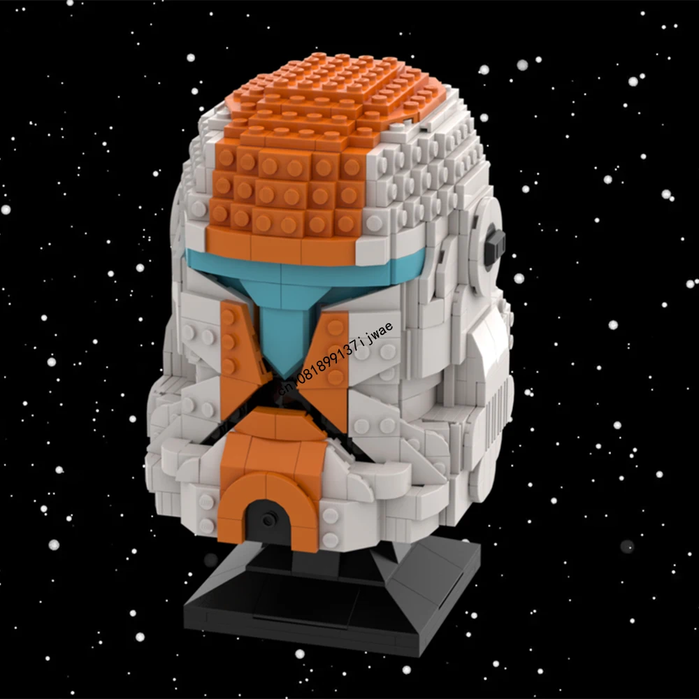 

New Creative Moc Particle Classic Detachable Building Blocks Space Wars Helmet DIY creative ideas Kids Toys Christmas Gift