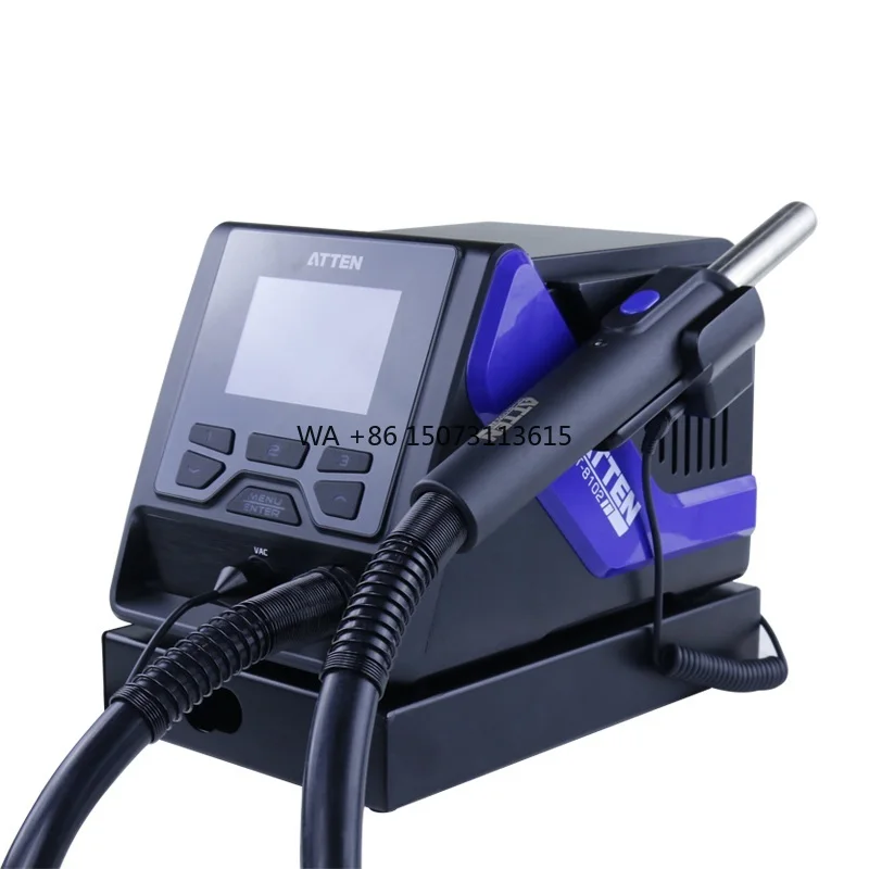 

ATTEN GT-8102 1000W Intelligent High Power Hot Air Rework Station With Vacuum Suction Pen Desoldering Hot Air Gun Welding Tool